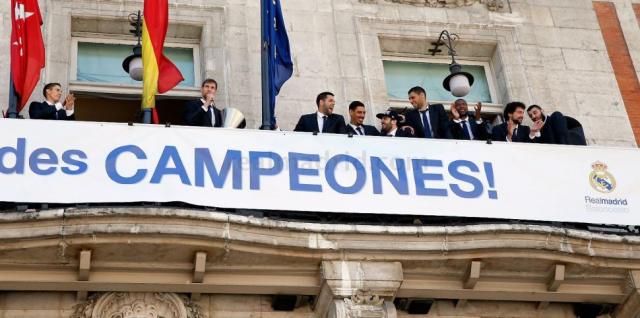 Madrid recibi a los campeones