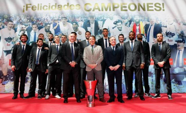 Madrid recibi a los campeones